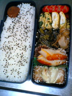 給料前の貧乏弁当 はなのこれから日記