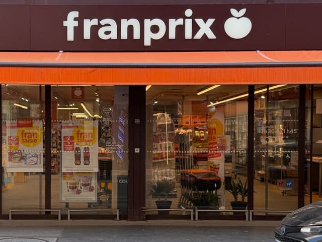 パリのスーパー比較フランプリ（Franprix）