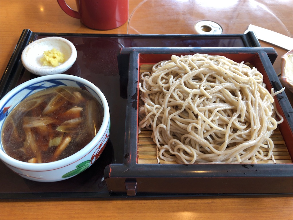 長野駅前 そば亭 油や の鴨せいろと馬刺し 新幹線に乗る前に さっと食べられる立地の良いお蕎麦屋さん お菓子を巡る暮らしの雑記帖
