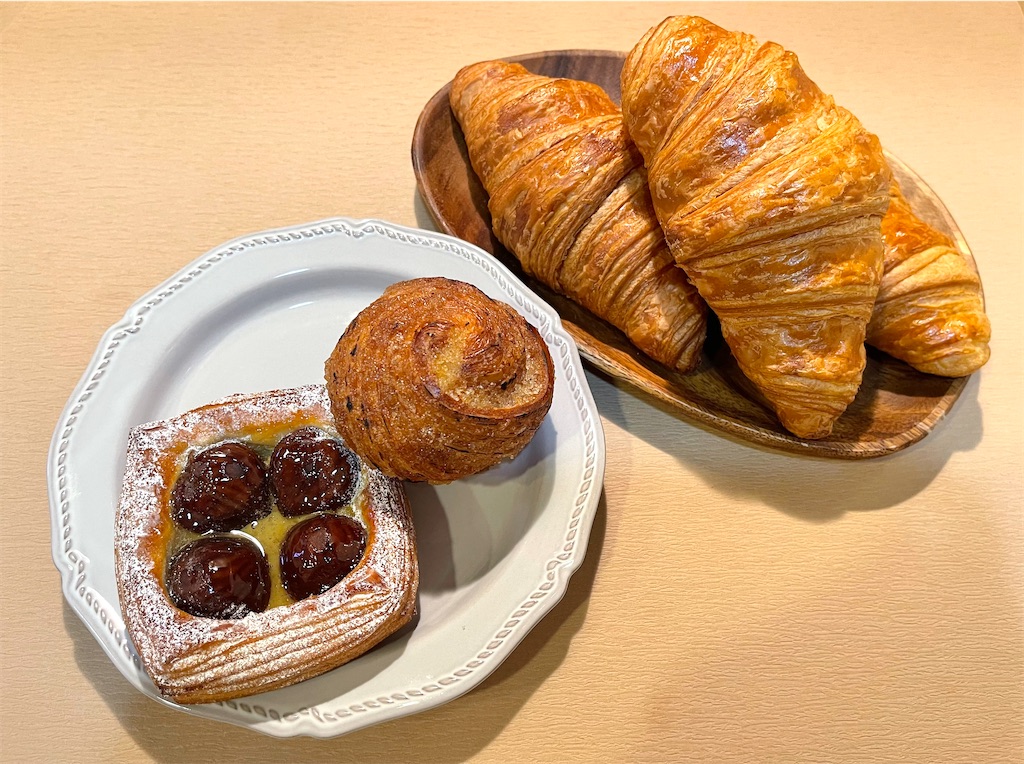 東京ミッドタウン メゾンカイザー のブリュクロ クロワッサン 栗のスイーツなデニッシュ お菓子を巡る暮らしの雑記帖