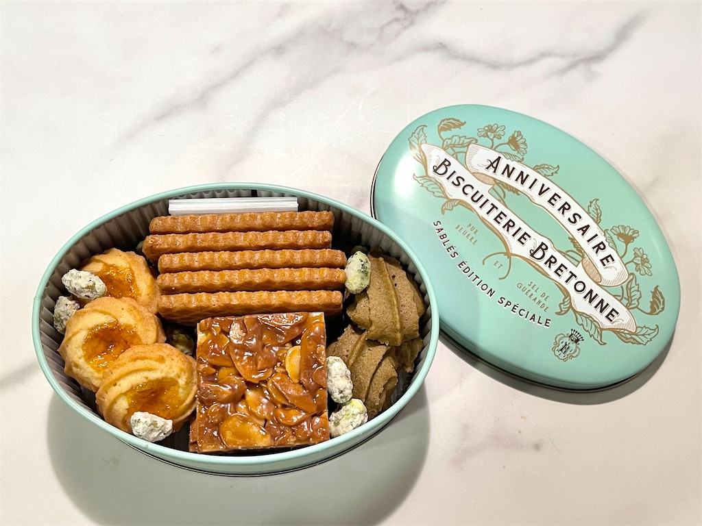 完売ブルトンヌビスキュイ・ブレトン（缶）2缶セット クッキー缶 | ビスキュイテリエ ブルトンヌ
