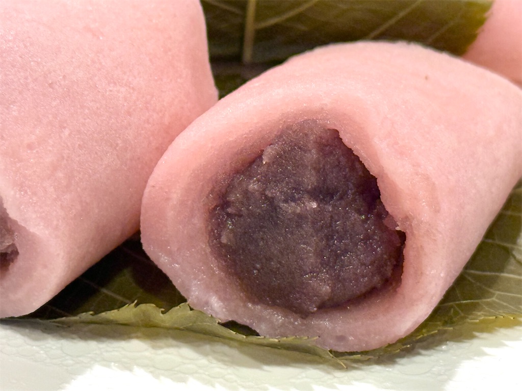 あんこ博覧会『森八』さくら餅と上生菓子のつぼみ桜。 - お菓子を巡る