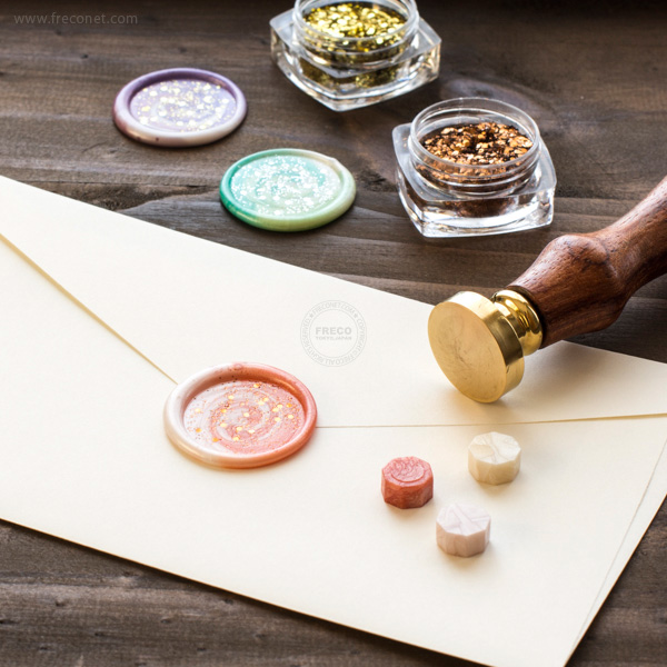 新入荷 世界でたったひとつ おうちで自分だけの柄を作れる無地のシーリングスタンプ Freco Mag