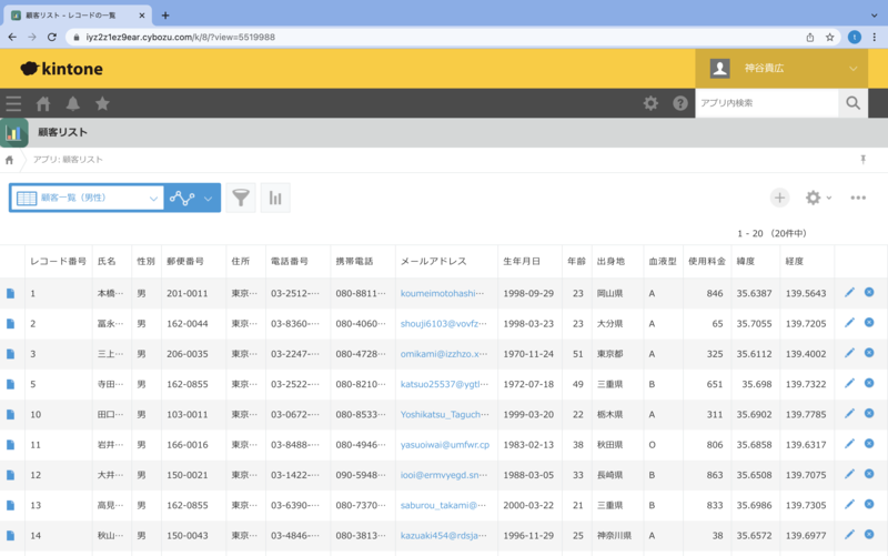 ArcGIS と kintone との連携