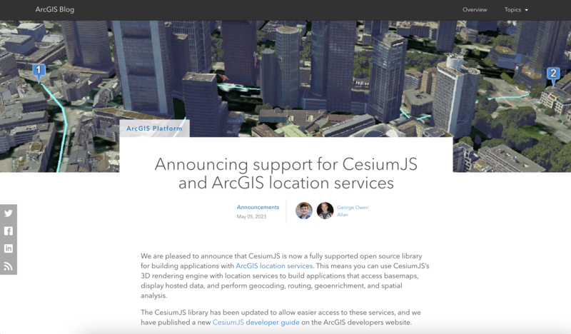 Cesium - ArcGIS