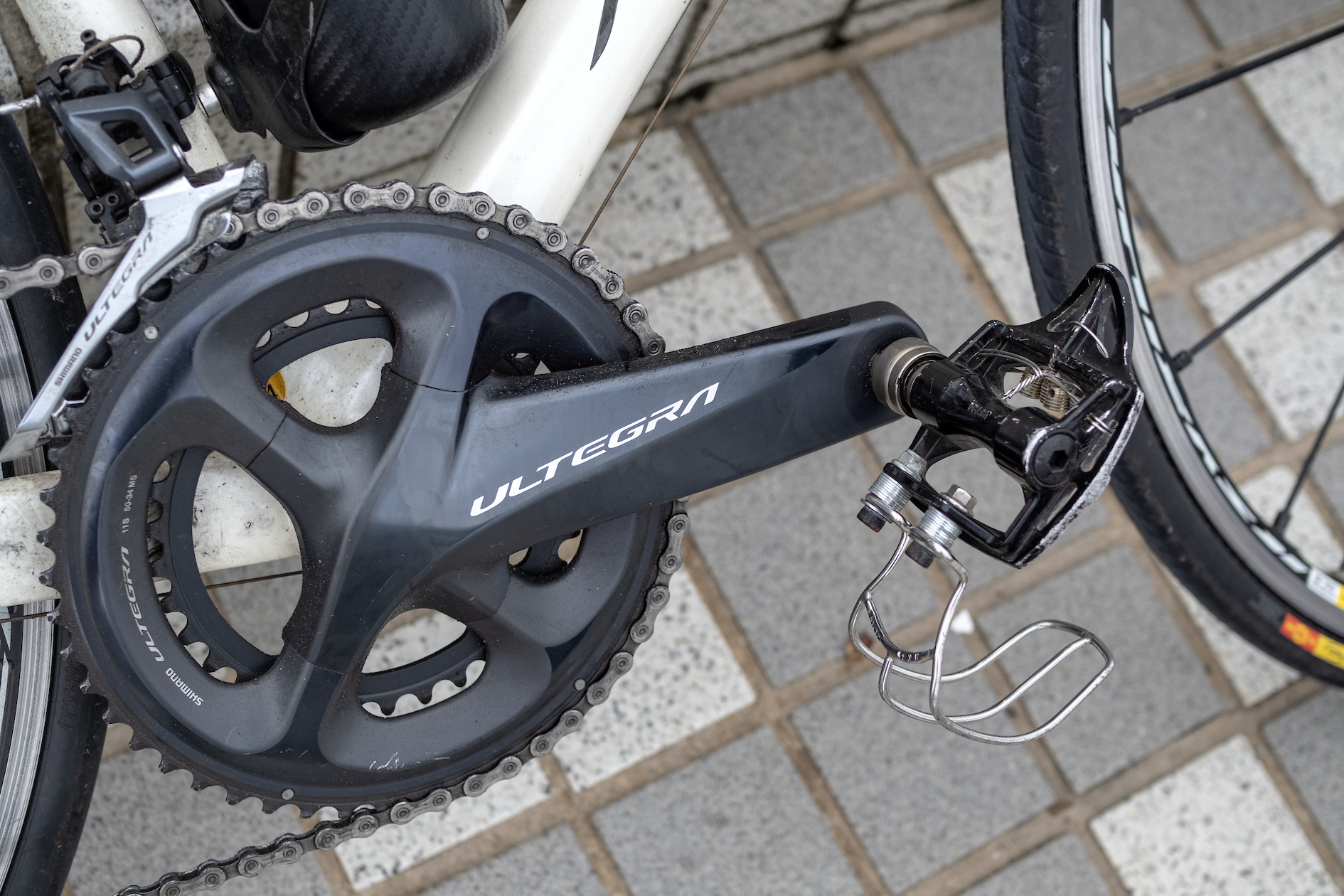 足立区手渡し☆クラフトマンHEAD1100ロードバイク パープル訳有
