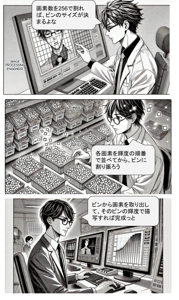 人気 画像のコントラスト調整と位置合わせへの応用 - 豪鬼メモ 仕事の技術
