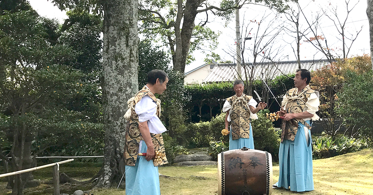 笹間神楽、三宝太刀の舞