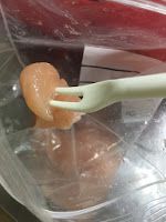 ダイソーシリコン菜箸のフォーク側