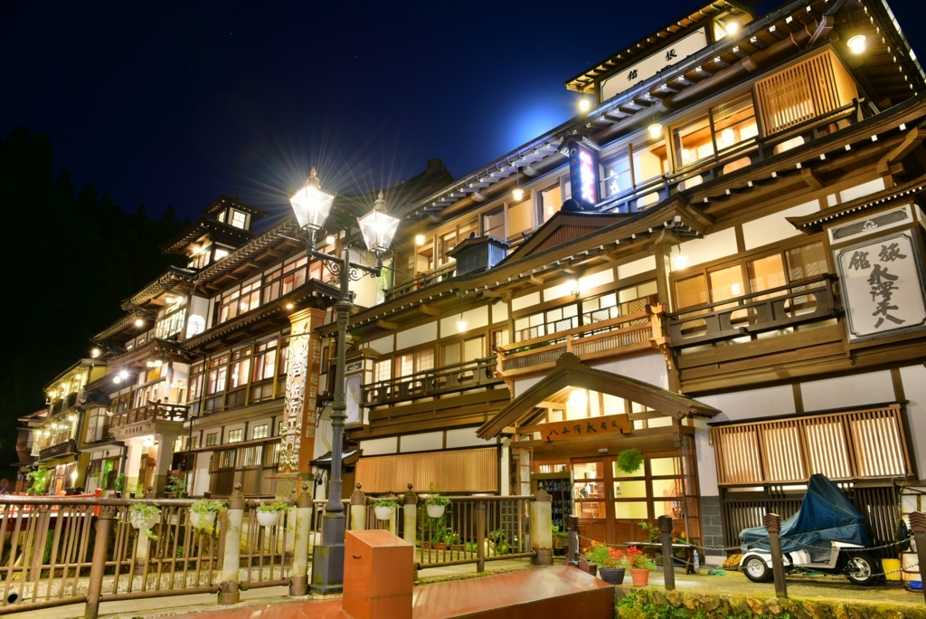 千と千尋の神隠しの舞台!山形県尾花沢市の銀山温泉。 , Circle