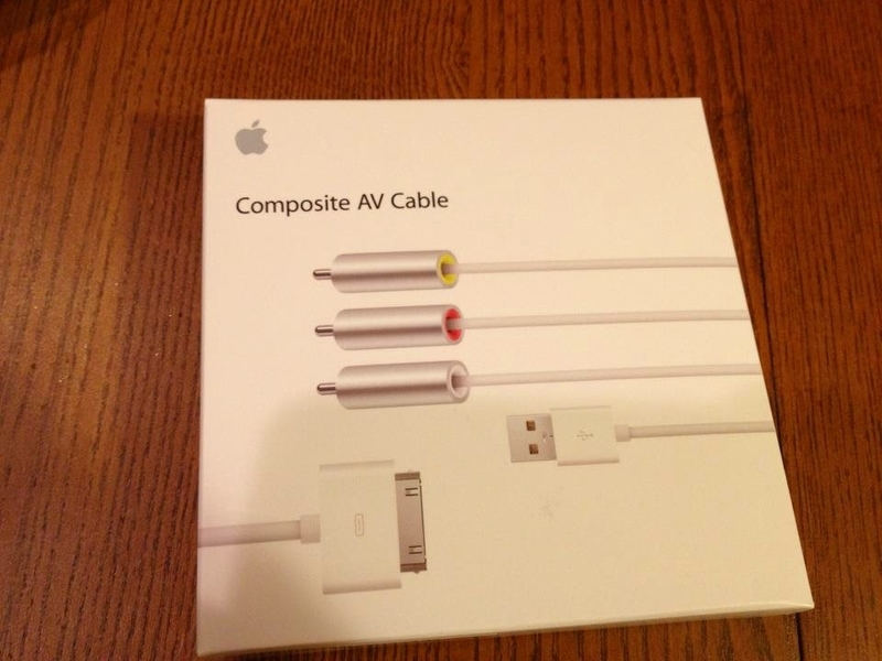 Apple composite AV Cable フライパン父さんのダイナミックライフ