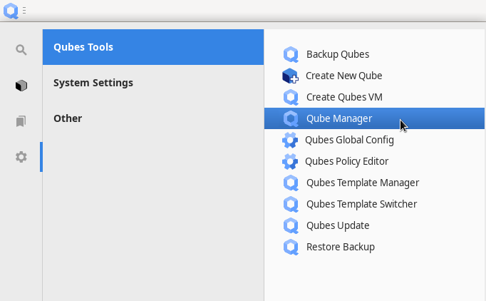 Qube Manager の起動手順