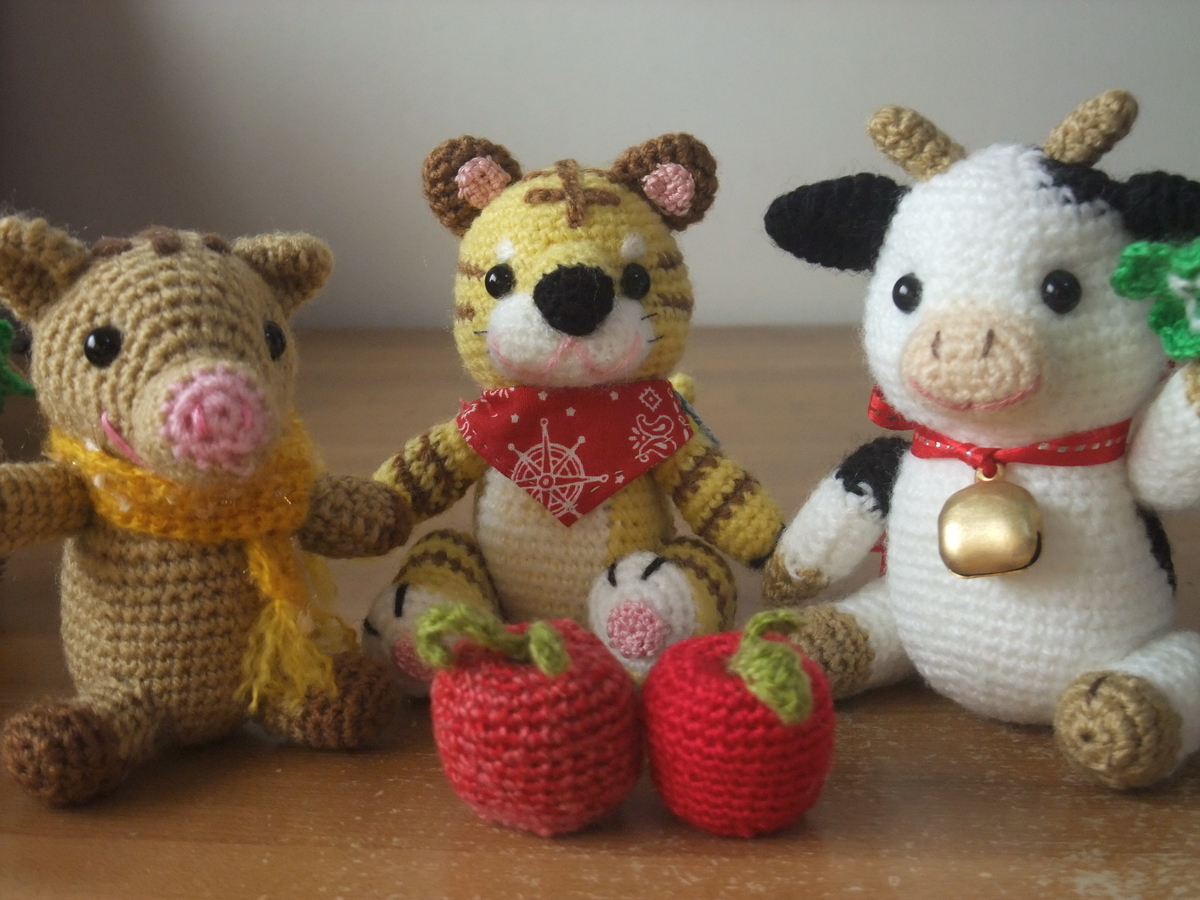 にんじん大好き！干支のうさぎの編みぐるみ(追記あり) - fu967の日記