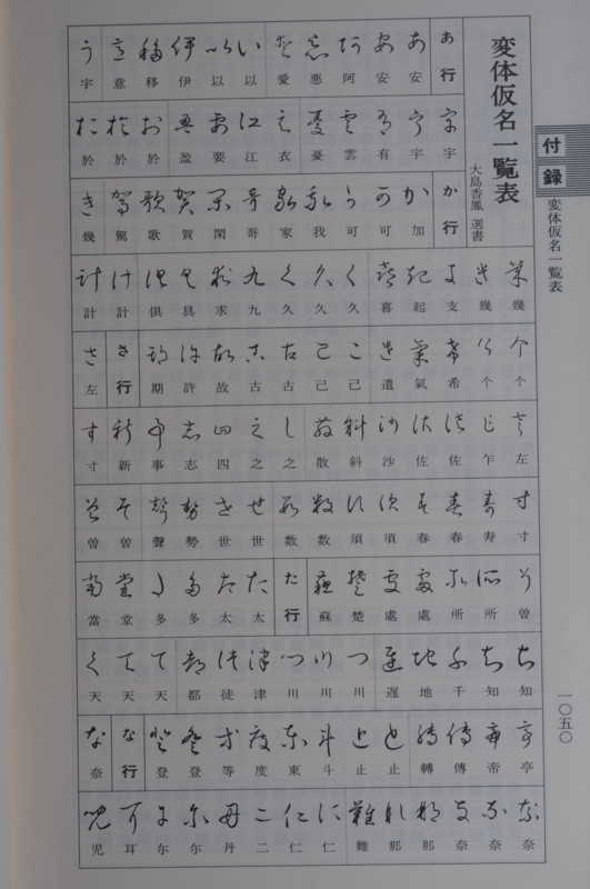 変体仮名 草書体 Fuakiの日記