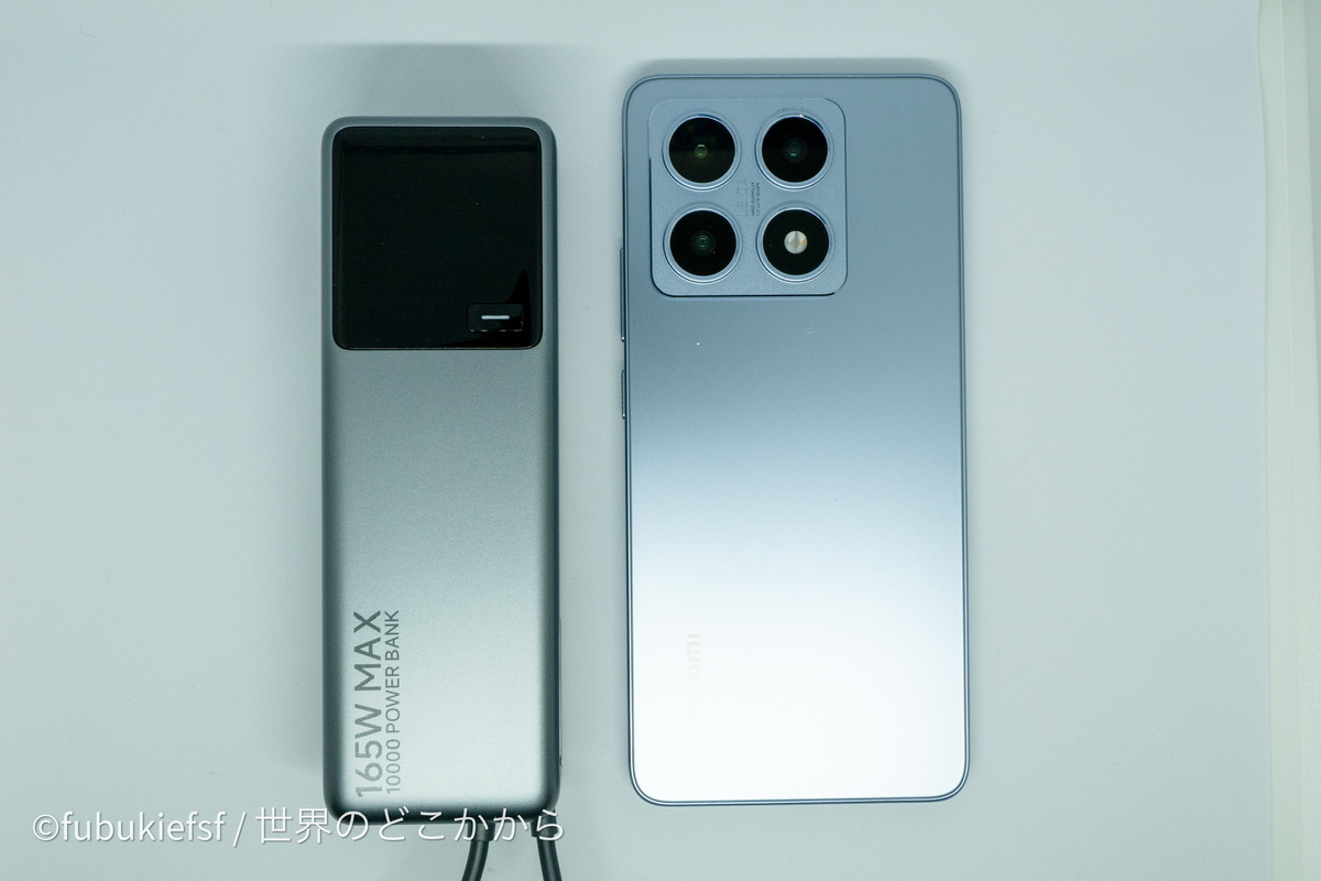 Xiaomi 14Tとサイズを比較