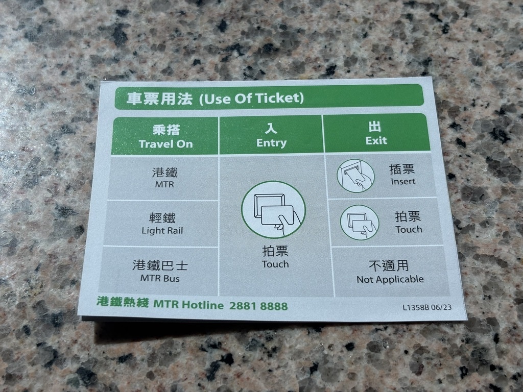 使い方の書かれた紙、受取時の袋に同封されていた