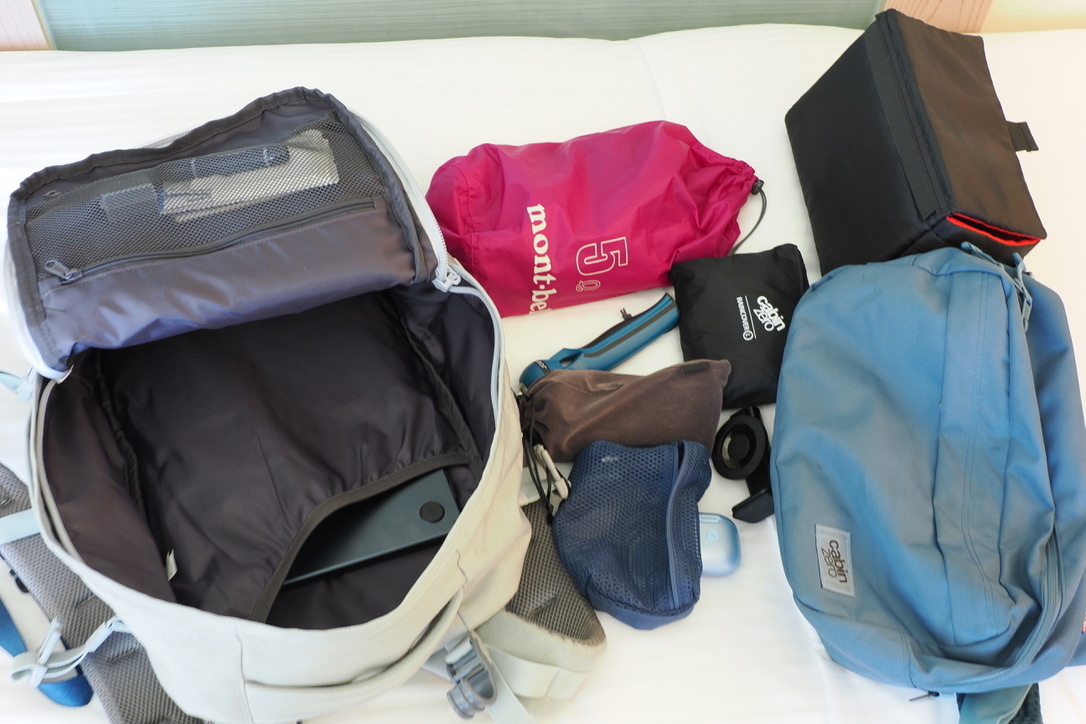 28Lでもそれなりに荷物が入る