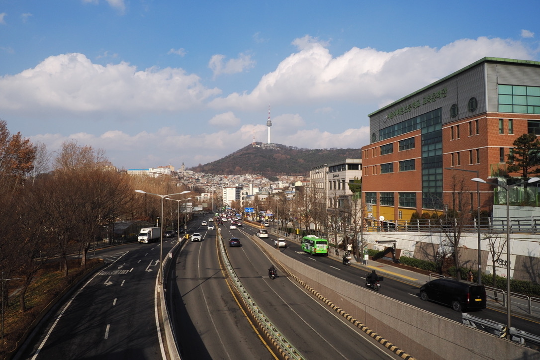 韓国・ソウルの街並み