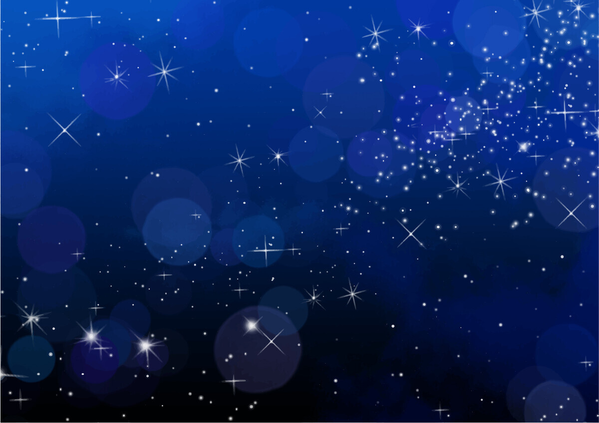綺麗な星空のイラスト