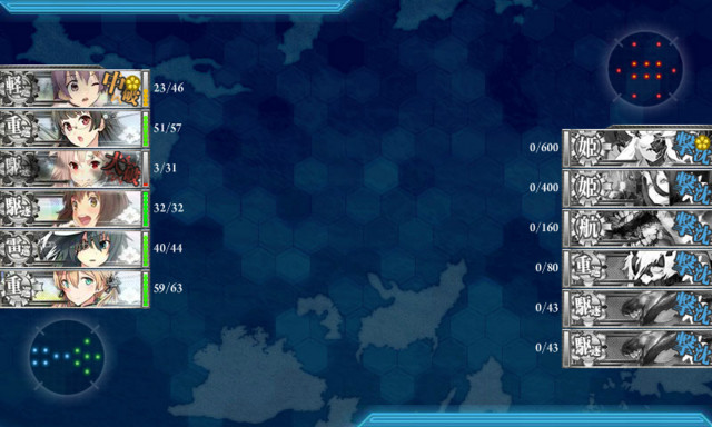 艦これ16秋イベント 発令 艦隊作戦第三法 終了 透明な七月
