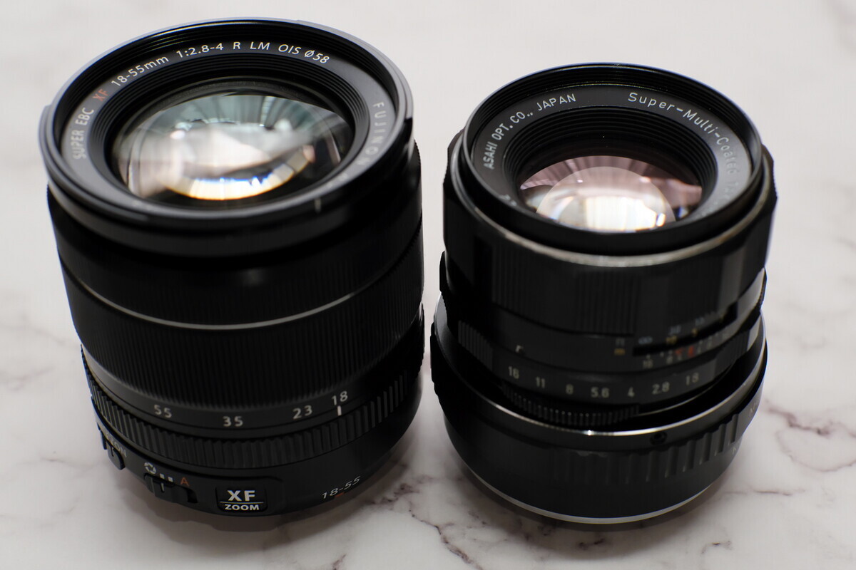 オールドレンズ Super-TAKUMAR 55mm F1.8 - 透明な七月