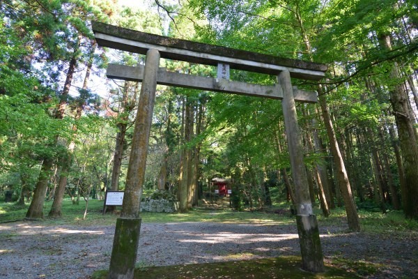 山の中の神社