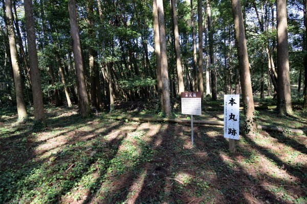 山城の曲輪跡