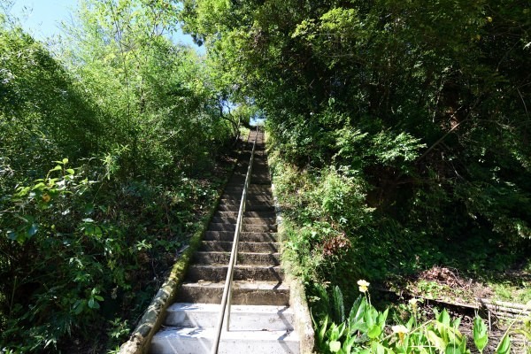 寺院跡の石段