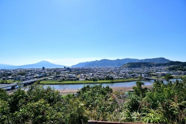 桜島と姶良市街地