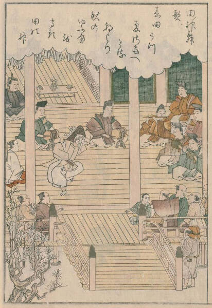 田の神舞の絵図