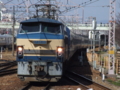 [JR][鉄道][ブルートレイン]EF66牽引14系　富士はやぶさ号車両回送＠新大阪