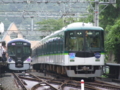 京阪電車おりひめ・ひこぼしの出会い