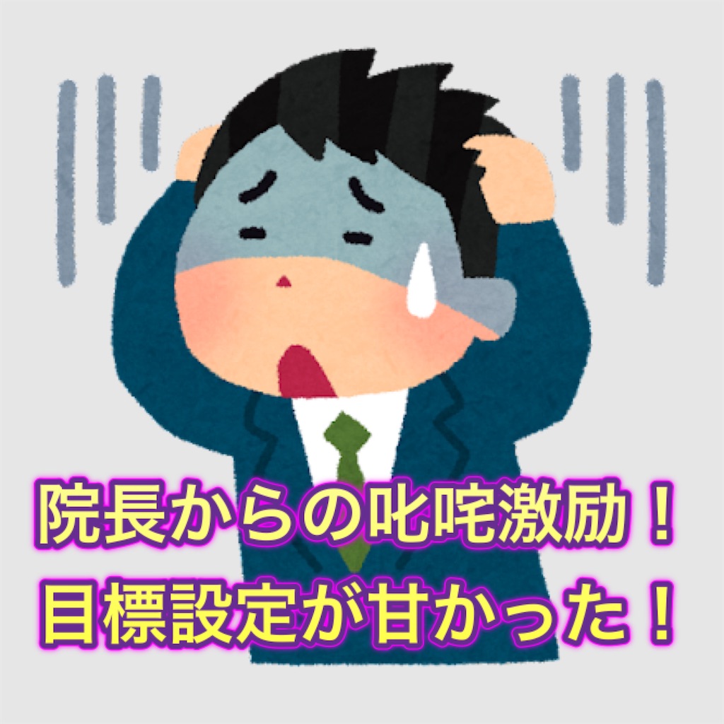 院長からの叱咤激励 目標の甘さを痛感 アダットリガー