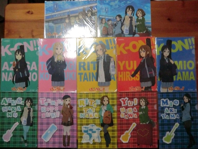 【非売品】けいおん クリアファイル　LAWSONタイアップ LAWSON けいおんタイアップクリアファイル けいおん ローソン限定 A4