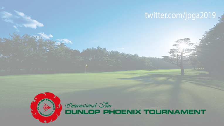 アイボリー×レッド ダンロップ フェニックス トーナメント ピンバッジ