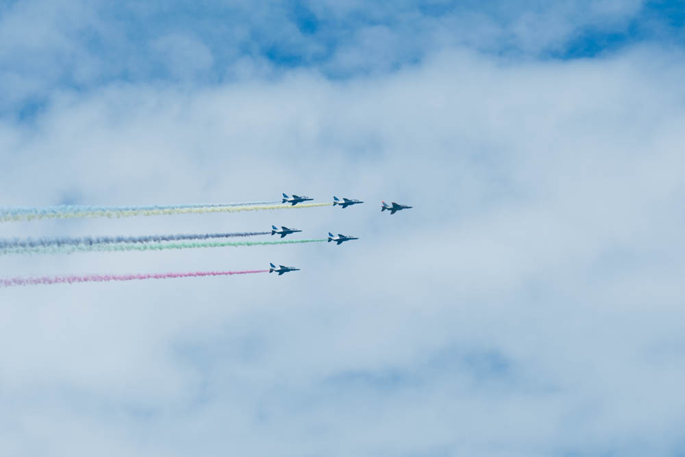 ブルーインパルスのオリンピック飛行 - fukagawa1953's diary