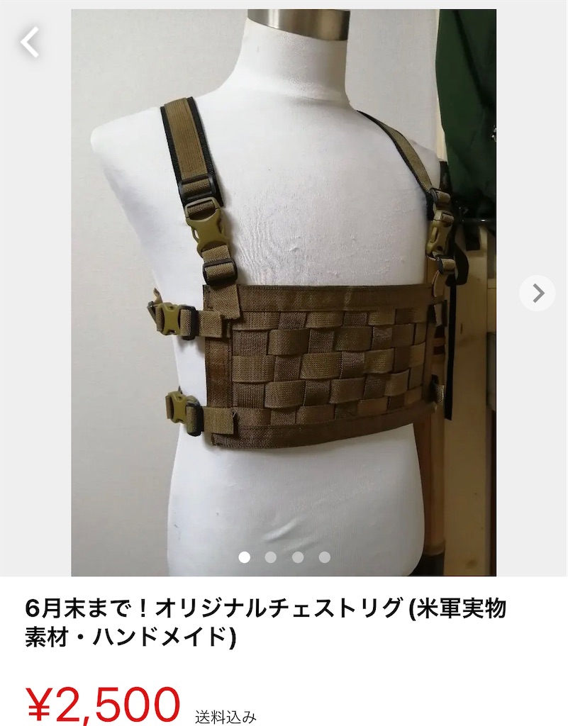 チェストリグ 購入編 - シティボーイハンターの日記