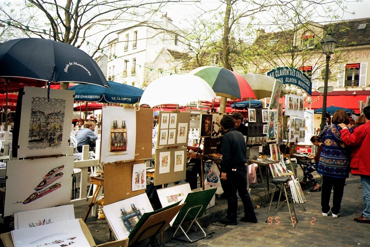 モンマルトル テルトル広場周辺 - cafe mare nostrum