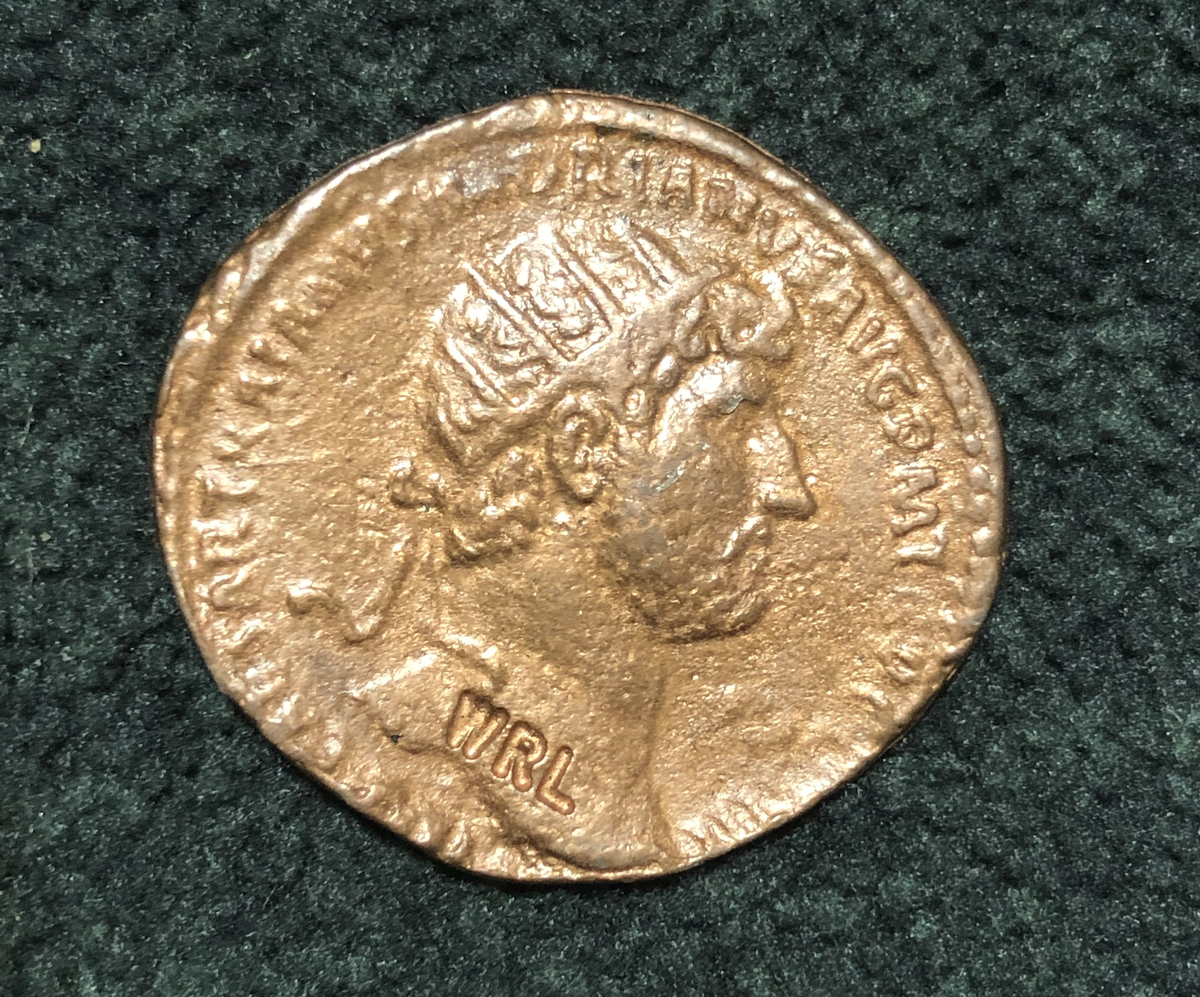 古代ローマ　コイン　アンティーク　コレクション 古代ローマ AD117-138年 ハドリアヌス デナリウス銀貨