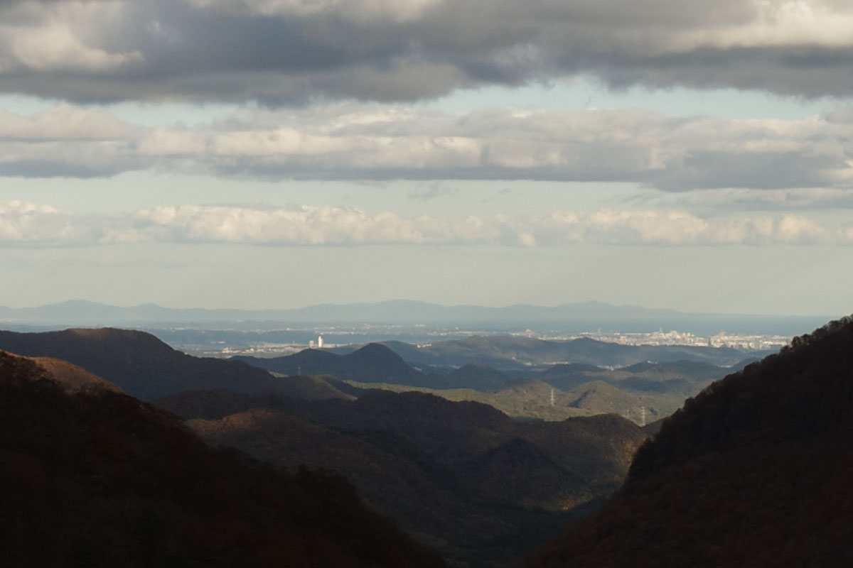 展望台から牡鹿半島見えました