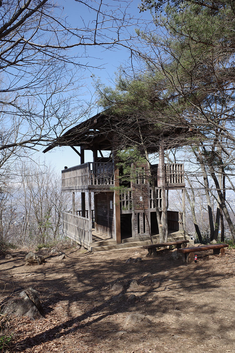 山頂の展望台