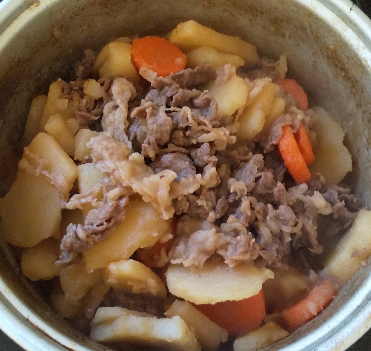 肉ジャガafter