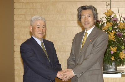 3月14日のできごと(何の日)【小泉純一郎首相】福井俊彦次期日銀総裁と会談
