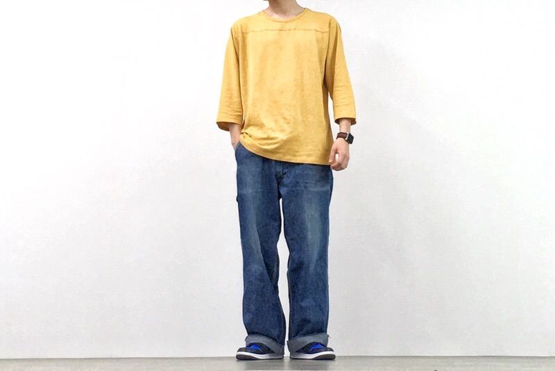 GOHEMPのフットボールTシャツのサイズ感
