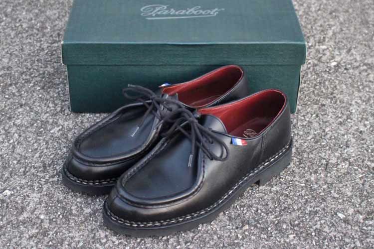 パラブーツ ミカエル bbr 3 Paraboot ケア用品付き ほぼ未使用