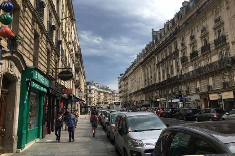フランスの街並み