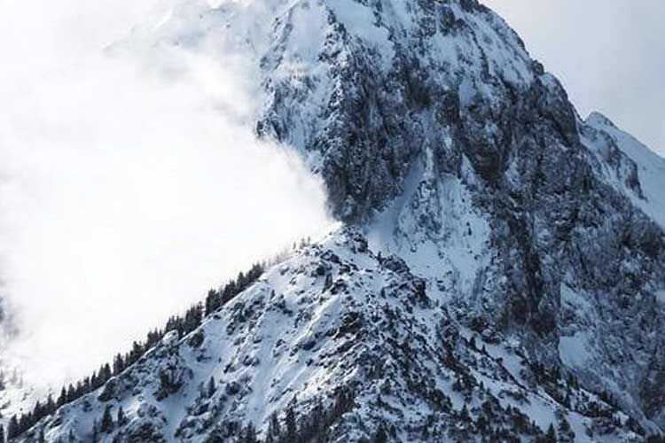 雪山の風景