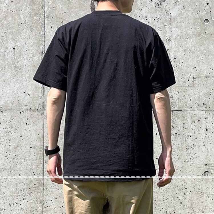 洗濯後のプロクラブのTシャツのサイズ感（バックスタイル）