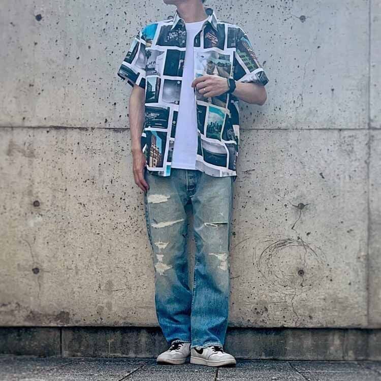 クライミーの半袖シャツのコーディネート