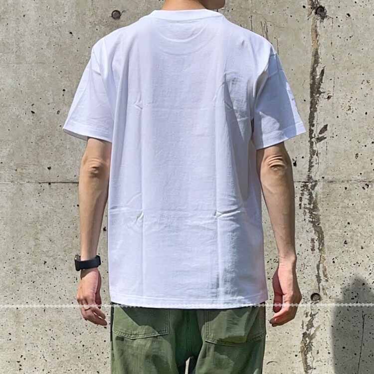 グンゼボデイワイルドのTシャツを後ろから見たサイズ感